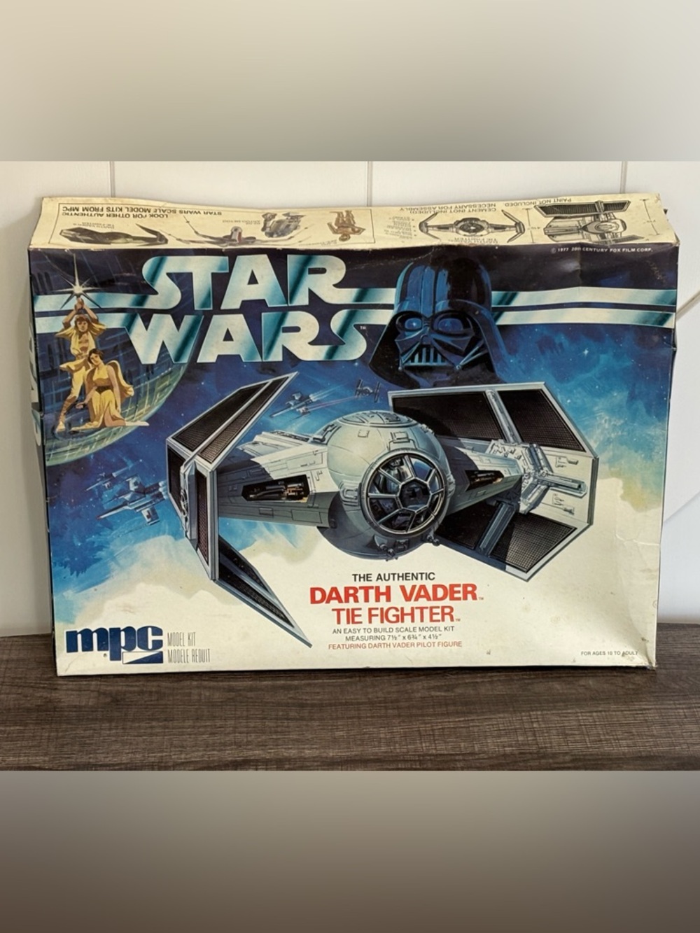 Vintage Star Wars Darth Vader TIE Fighter Model Kit